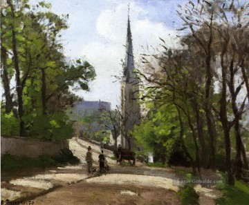  mill - Stephanskirche niedriger Norwood 1870 Camille Pissarro